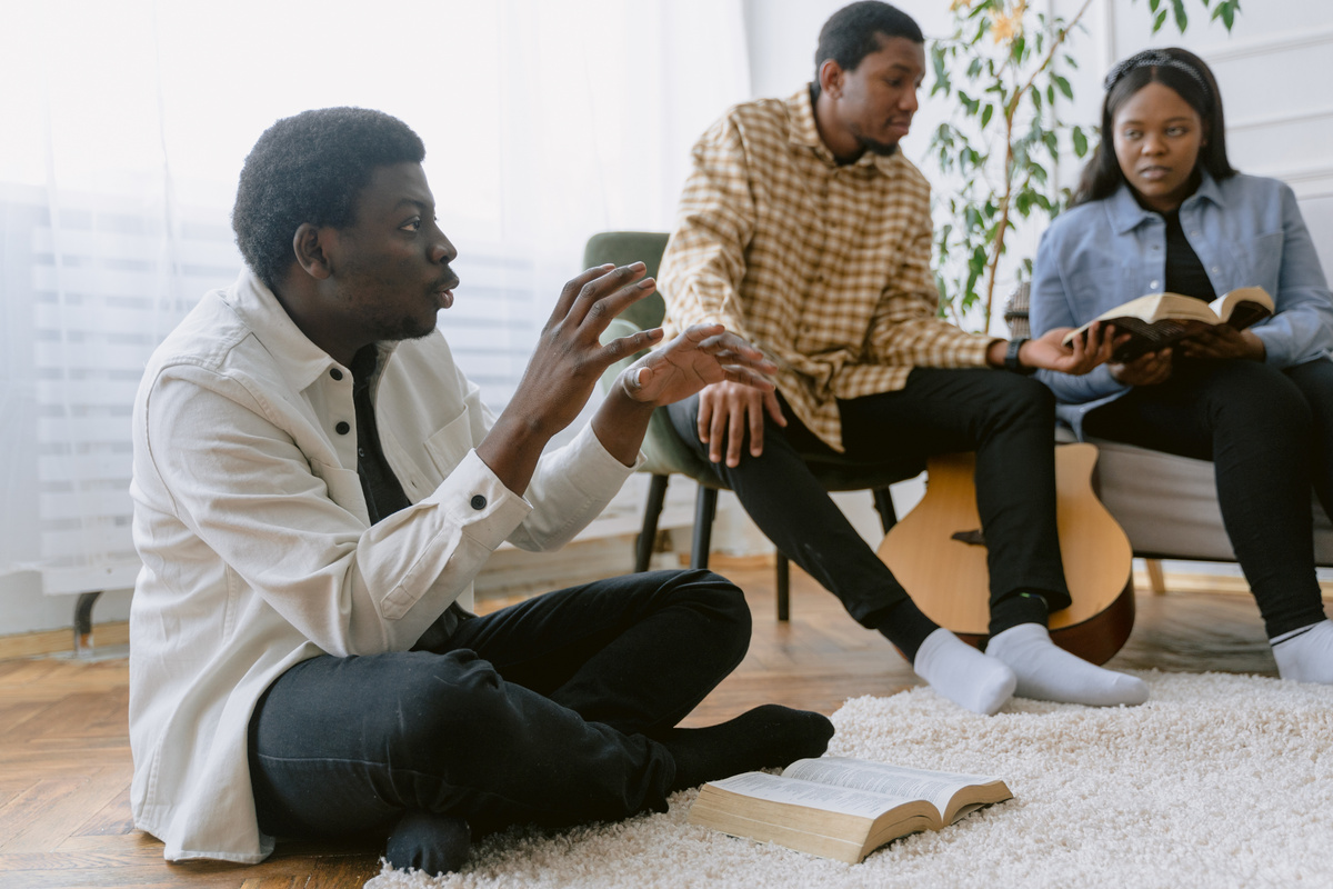 A People Doing Bible Study